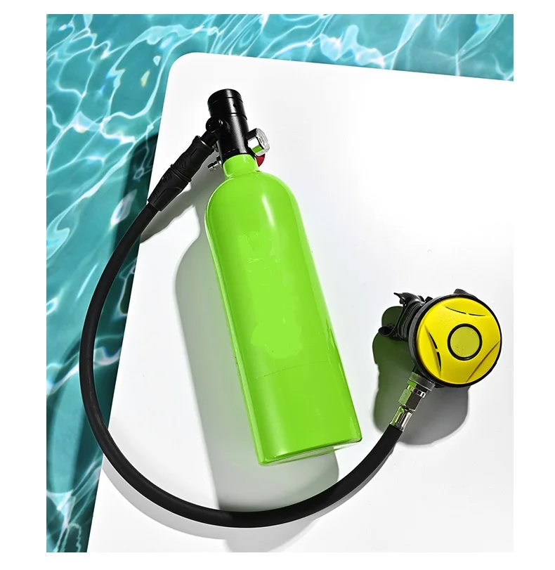 Underwater breathing apparatus, scuba diving equipment, gas cylinder, gill portable oxygen tank, full set of professional swimmi