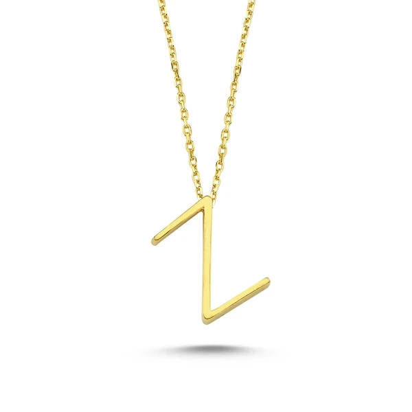 KUTAYDAN-Z-Letter Ghost Pendant 925 Sterling Silver