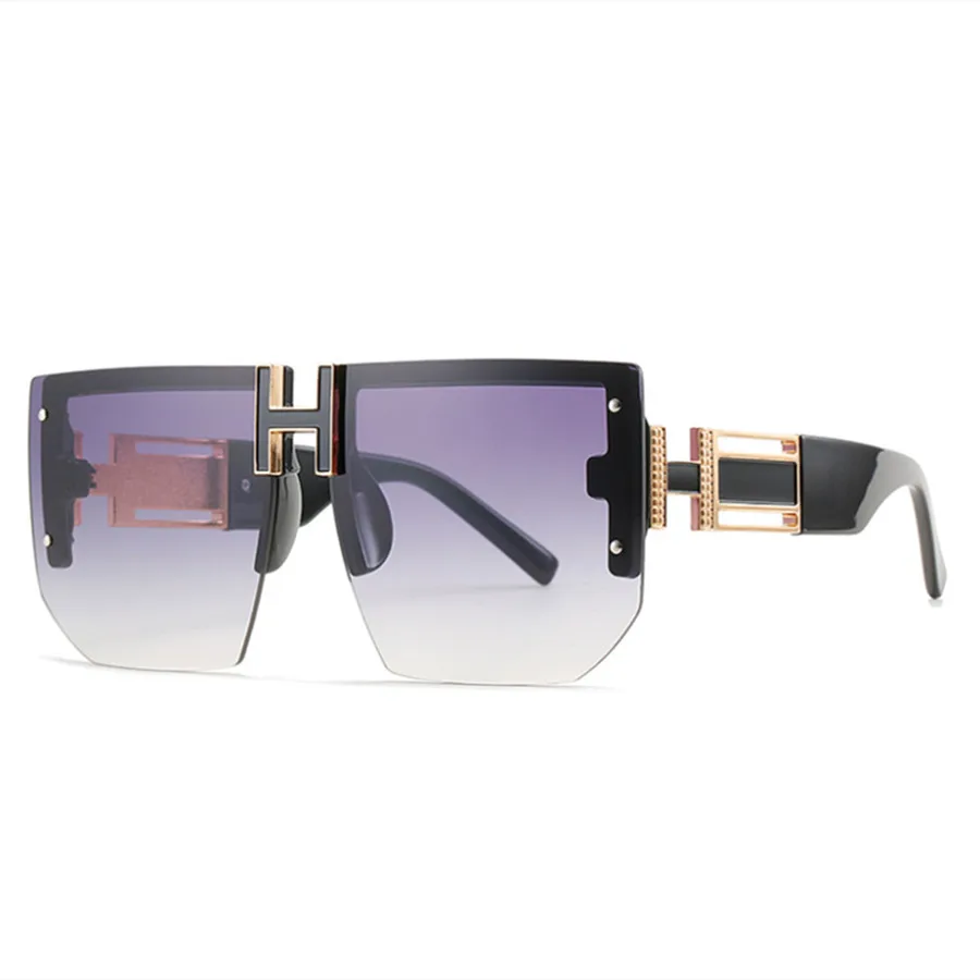 New Fashion Vintage Square Sunglasses For Women Men Luxury Brand Retro Overside Frame Glasses Driving Polarized Eyewear UV400 9