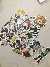 10/50 Uds mi héroe Academia pegatinas maleta portátil monopatín Izuku Midoriya podría Boku No Hero Academia Personaje de Anime calcomanías