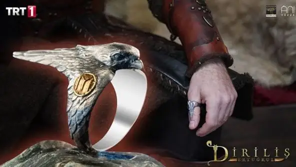 Dirilis Ertugrul кольцо искусственное серебряное османское мужское мужские кольца