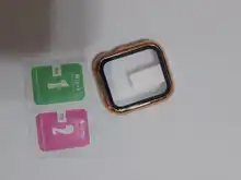 Cristal + cubierta para Apple Watch 6, funda de 44mm y 40mm para iWatch de 42mm y 38mm, parachoques + Protector de pantalla, accesorios para Apple watch Serie 5 4 3 SE