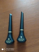 Lápiz Delineador de ojos líquido, negro, de secado rápido, suave, Lápiz Delineador de ojos a prueba de manchas, cepillo potenciador de párpados, 1 Uds.