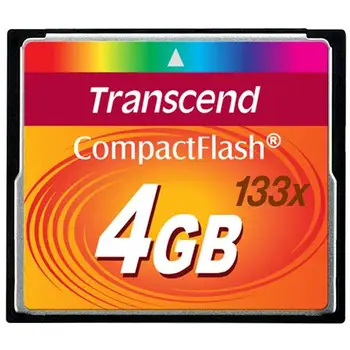 

Compact Flash 4GB 133 XTRANSCEND16.69