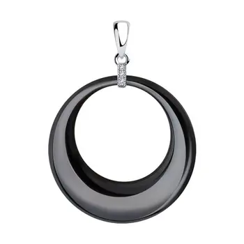 

Sokolov silver pendant, fashion jewelry, 925, women's male, pendants for neck women