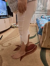 Pantalones estilo de verano de Color caramelo pantalones de tipo pirata para mujeres de verano delgada pantalones alta cintura elástica de talla grande Pantalones