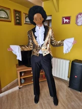 Peluca Afro corto las mujeres esponjoso cabello pelucas para mujeres negras rizado pelo sintético para la fiesta de Cosplay para baile pelucas con flequillo