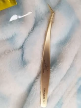 Alicates de extensión de pestañas, pinzas de extensión de pestañas profesionales de acero inoxidable de alta precisión, herramienta de pinzas de maquillaje
