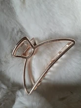 Claw-Clamps Hairpin Geometric-Hair Solid-Color-Accessories Women Large/mini-Size Moon-Shape