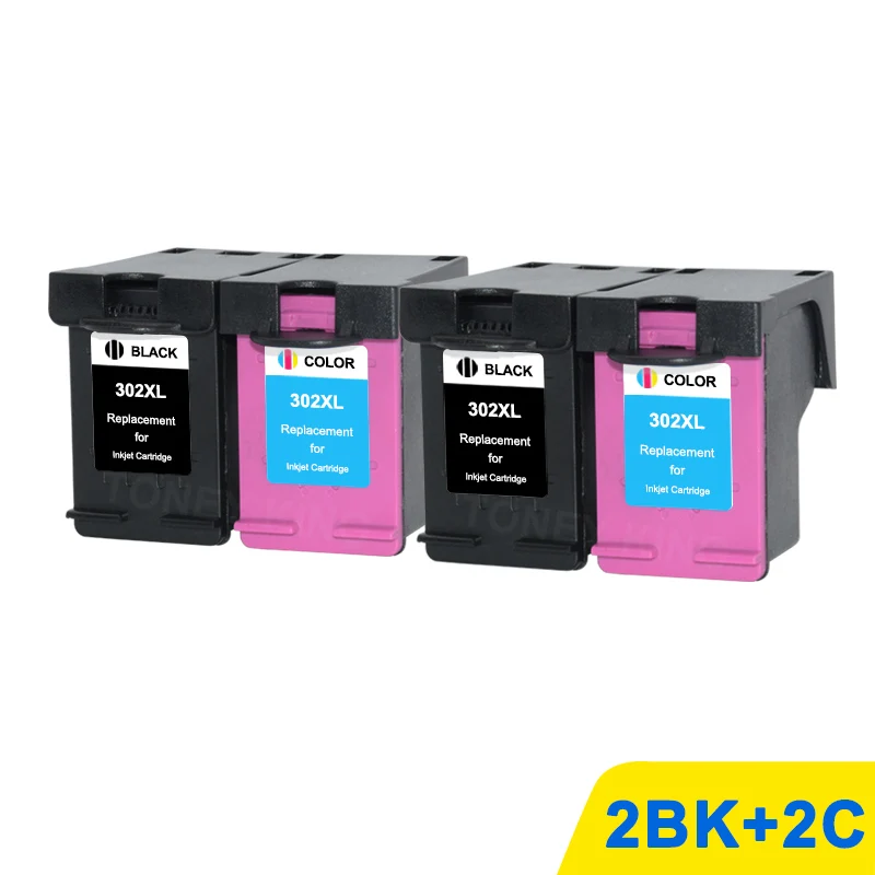 Toney universal(король 302XL сменный картридж для принтера для hp 302 с чернилами hp Deskjet 1111 1112 2130 2135 1110 3630 3632 3830 принтер - Цвет: 2BK2C