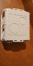 Mounting-Lining-Box Socket Cassette Wall-Switch Wallpad White-Wall for 86--86mm Universal