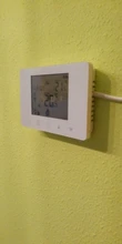 Termostato de pared WiFi para caldera de Gas, controlador de temperatura remoto inalámbrico de calefacción montado en la pared para Alexa, Google Home, 110V y 220V