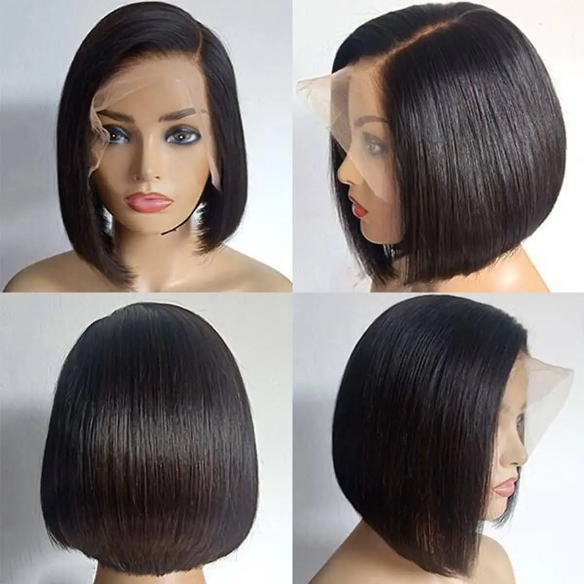 BOBE様★ 10″ 4×4 Deep Side Part Closure Bob (HD Lace) – Pinupdollz