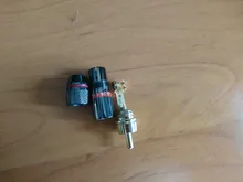 Conector RCA chapado en oro, adaptador de enchufe macho de vídeo/conector de Cable de Audio, 6mm, negro y rojo, superrápido, 2 uds./1 par