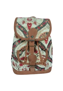

Handmade Elegant Backpack designed with special ottoman patterned fabric