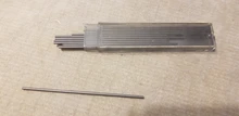 Lápiz automático de plomo de grafito, 20 unidades/caja, 2,0mm, núcleo grueso 2B, repuesto de lápiz mecánico, repuesto para escuela y oficina