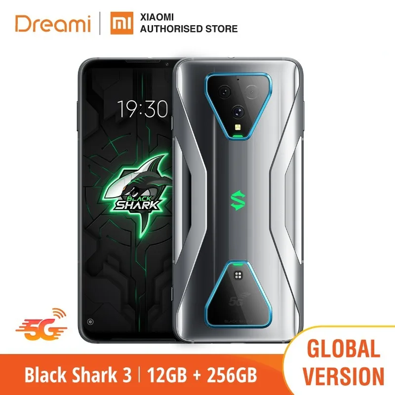 [EU Version] Black Shark 3 5G 256GB ROM 12GB RAM - Gaming phone  Smartphone  Mobile  blackshark3