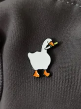 Brooch Pins Jewelry Badges-Accessories Game Goose Untitled Metal-Alloy Hard Enamel HONK