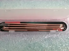 4 Uds Extractor de la espinilla oro rosa negro puntos limpiador corrector de acné Remover agujas negro puntos poro limpiador herramienta