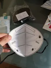 Mascarilla FFP2 de 5 capas, máscara CE FPP2, FPP2, reutilizable, color blanco y negro, certificado fpp2, 100 Uds.