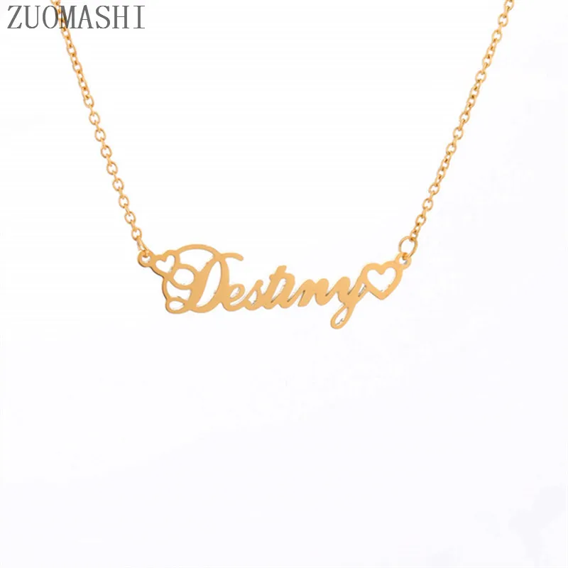 custom name necklace for girlfriend