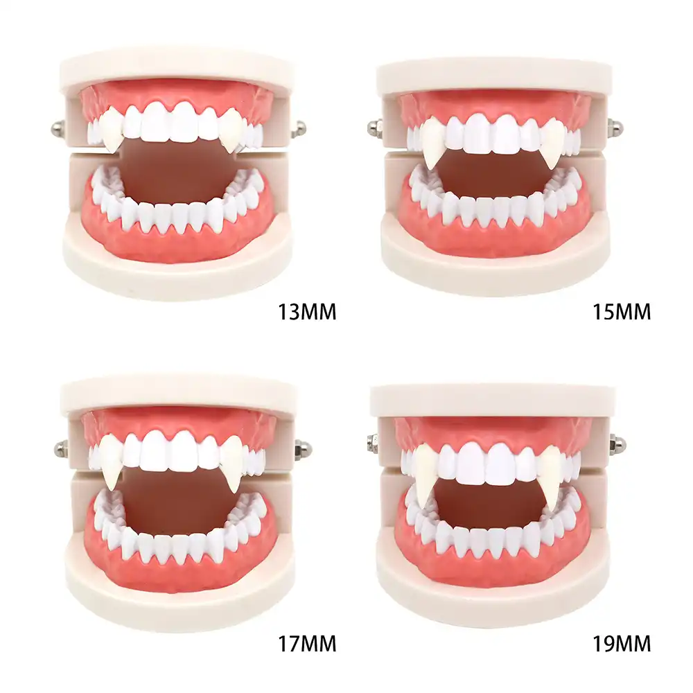 How To Get Vampire Teeth Naturally / How To Apply Vampire Fangs With