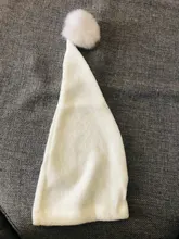Sombrero de Gorros de bebé para fotografía de recién nacido, gorra de bola de piel tejida, accesorios de estudio fotográfico, gorros de bola de pompón suave