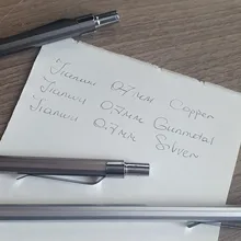 JIANWU-Conjunto de lápices mecánicos de 0,5mm y 0,7mm con textura de metal, Set de 3 unidades, material plástico para oficina