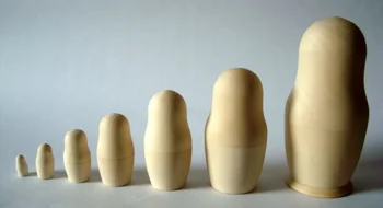 

Matryoshka 7 in 1 large unpainted