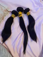 Missanna-mechones de tejido suave brasileño, extensiones de cabello humano Remy Natural grueso, 30, 32, 34, 36, 38 y 40 pulgadas, 1/3/4 Uds.