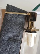 Kitchen Soap Dispensers Built-In-Counter Deck-Mounted for 2306 Pump-Chrome Square Finished