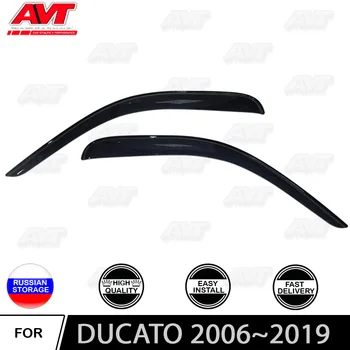 

Window deflectors for Fiat Ducato 2006~2019 car styling wind deflector guard auto vent visor rain guards cover decor