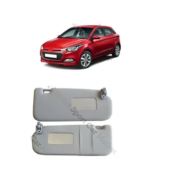 Dla Hyundai i20 wewnętrzna osłona przeciwsłoneczna 2008 #8211 2012 lewego prawego 2 sztuk garnitur samochodów Sun Siperlik ochrona akcesoria samochodowe wymiana parça Trim tanie i dobre opinie TR (pochodzenie) Front