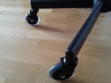 Furniture Hardware Wheels Replacement Rubber Caster Swivel Safe-Rollers Office-Chair
