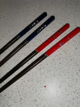 Wooden Chopsticks Cherry Tableware Long Vanzlife No-Slip Pointed Creative