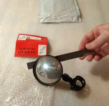 Espejos retrovisores para bicicleta de montaña, accesorio de silicona para la vista trasera para el manilla de vehículo de ciclismo