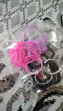 Conjunto de accesorios para muñecas Barbie, accesorios para muñecas Barbie, 32 artículos, 10 vestidos a la moda + 4 gafas + 6 collares + 2 bolsos + 10 zapatos
