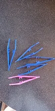 5 unids/set niños seguridad cuentas de plástico pinzas para rompecabezas de modelo Kits de construcción de los niños juguetes de bricolaje arte accesorios de artesanía herramientas