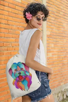 

Angemiel Bag Colorful Yorkie Dog Cloth Backpack