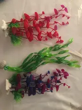 Tank-Decoration-Accessories Plastic Aquarium Water-Plants Artificial Green Fake Home