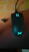 Delux-ratón inalámbrico M800 RGB para juegos por Cable, Mouse ligero y ergonómico con Cable de cuerda suave, 2,4 Ghz, modo Dual, 16000 DPI, 1000Hz