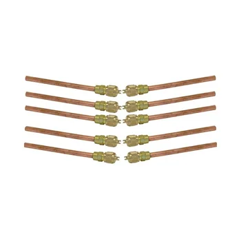 

10 Obus Valve Load 1/4 Tube Gas Refriogeracion Fridge Freezer