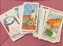 Board-Game Tarot-Cards Deck Fate Playing Magic Family Full-English-Read Cat Birthday-Gift