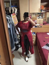 Shirts Blouse Tops Office Party Elegant Casual Plus-Size Ladies Blusa Neck-Patchwork