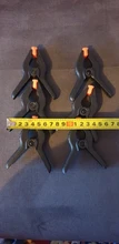 Plastic Clips Spring-Clamp Working-Tools Adjustable-Clamps Wood Outillage 3inch for 6pcs/Lot