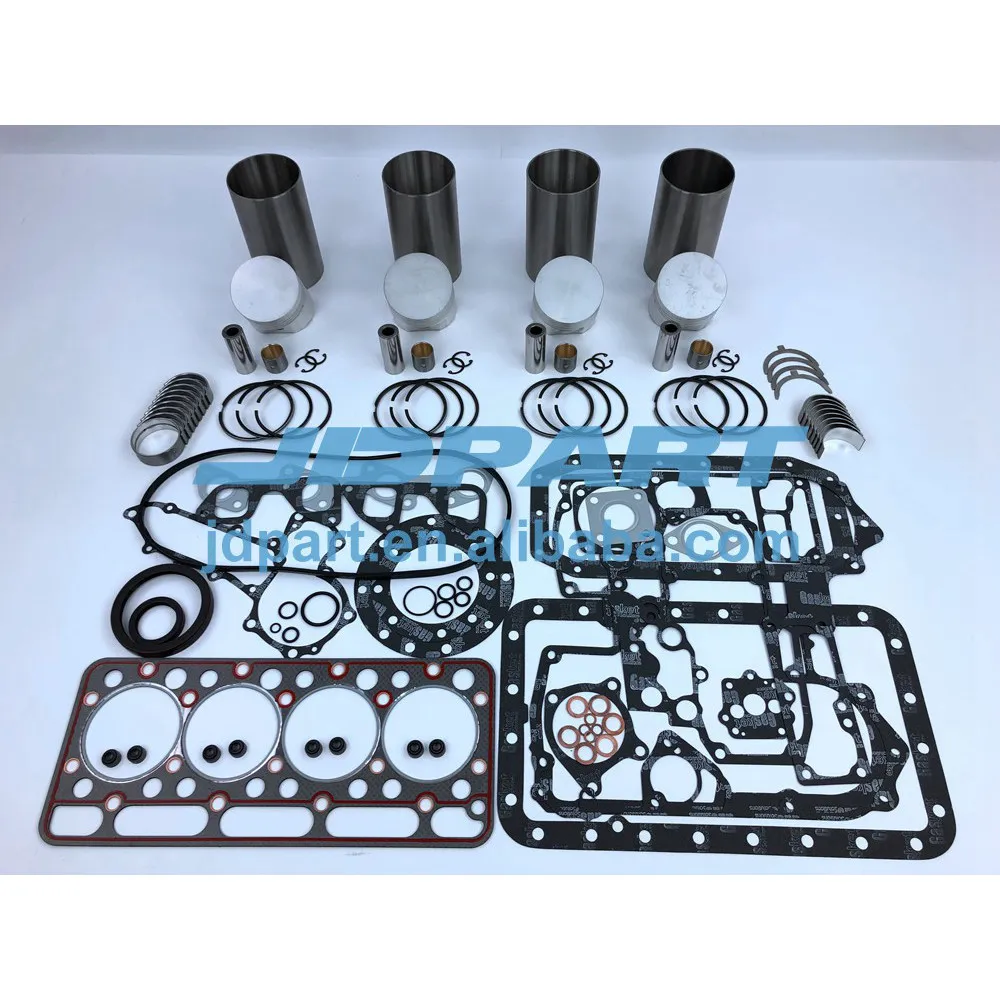New V1902 IDI complete rebuild kit STD with gasket kit crank bearing