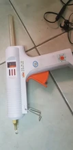 Pistola de pegamento de fusión en caliente, Pistola de Pegamento Caliente de temperatura constante ajustable, barras de pegamento de 11mm de diámetro, herramientas de reparación de manualidad casera de 110W
