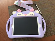 Kids Case for iPad 2 3 4 Soft Silicon Child Lovely Stand Tablet Cover for Ipad 6th 9.7