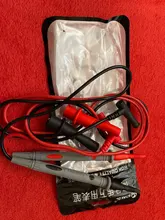 Digital-Multimeter Probe Alligator-Clip Test-Leads Soft-Silicone-Wire Universal 