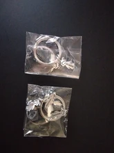 LLavero de acero inoxidable con grabado personalizado de Porte-clés para niño, niña y Chico